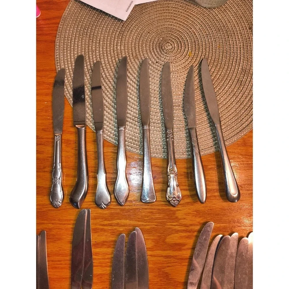 46 Stainless Steel Hollow Handle Knifes 20 Different Designs To Pick From